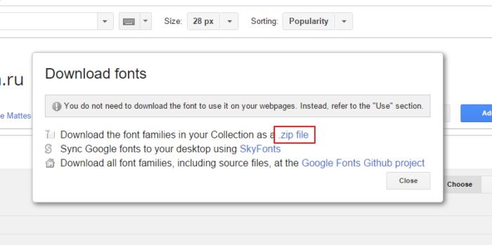 Как установить шрифты Google Fonts на компьютер