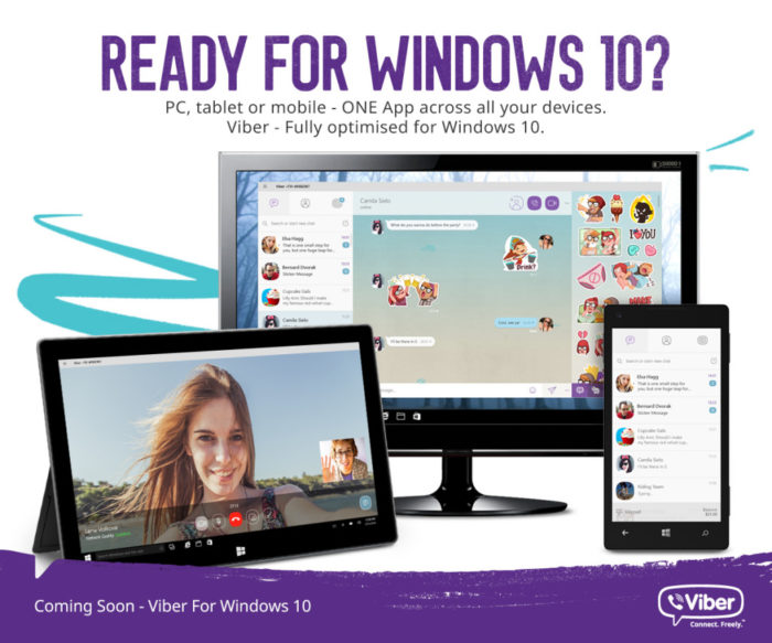 Viber для Windows позволит делать видеозвонки