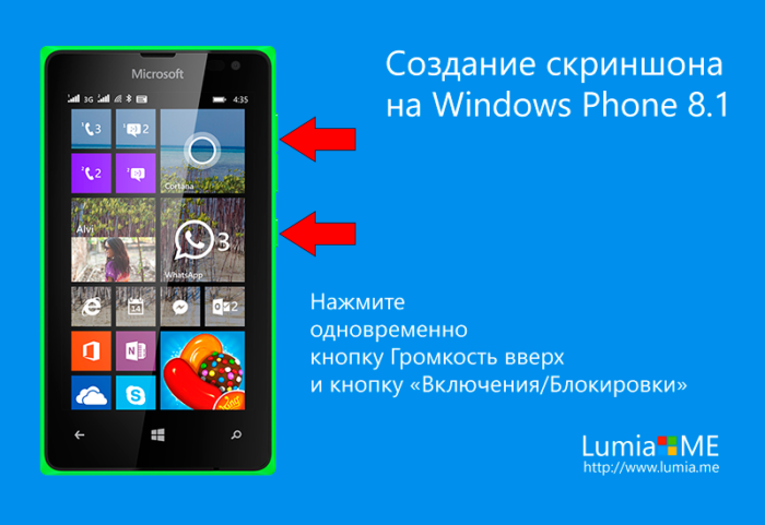 Создание скриншона на Windows Phone 8