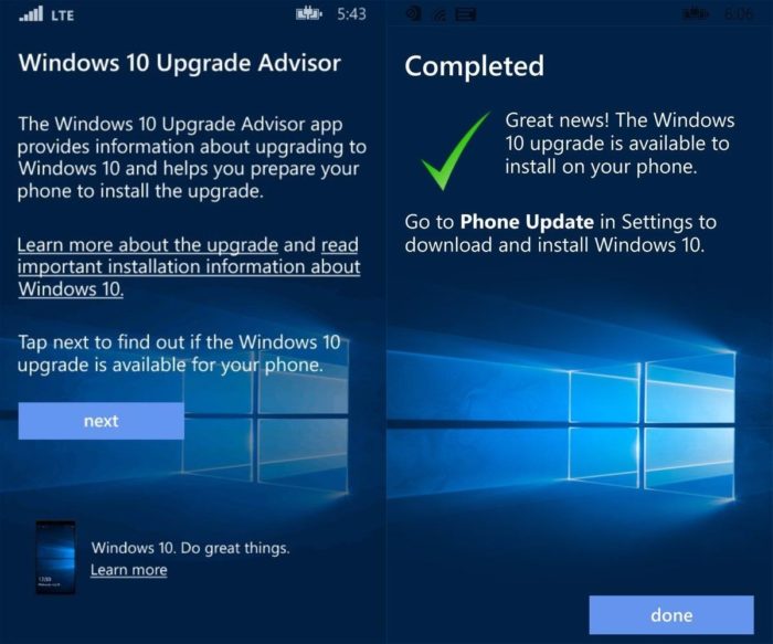 Microsoft скоро выпустит приложение для обновления Windows Phone